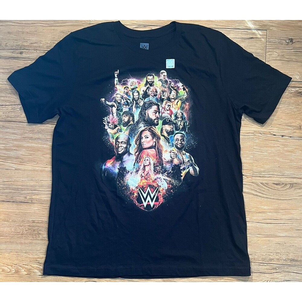 WWE Fall 2021 Wrestling Live Tour I Was There Black XL T-Shirt Authentic